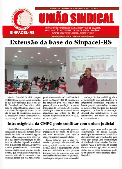 Capa da Edição Digital 180
