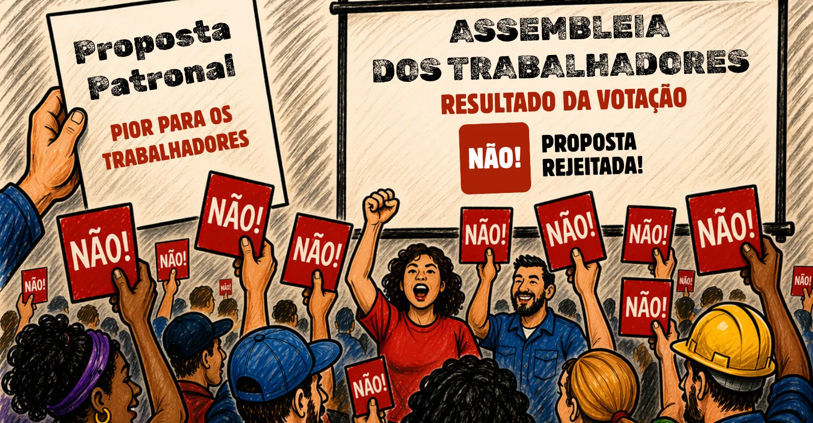 Banco de horas proposto pela Santher é rejeitado.